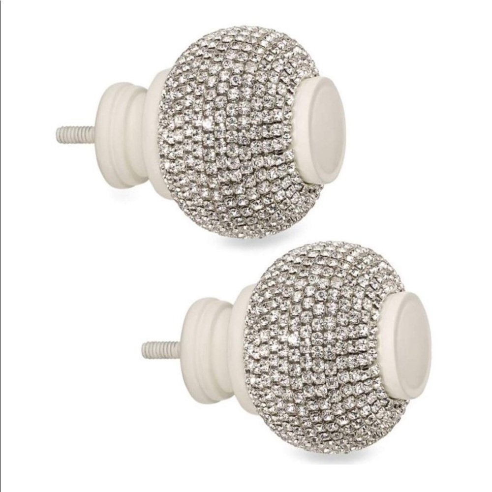 Cambria My Room Twinkle Rhinestone & White Finials